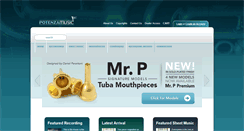 Desktop Screenshot of potenzamusic.com